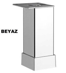 ER.148 Lüx Kare Ayak M.Beyaz 12 cm