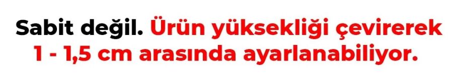 ER.375 50 LİK PLS SUR AYAK 10 CM M. KROM