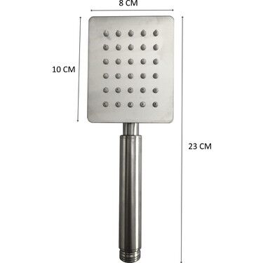 FLEKO EL DUŞ Başlığı inox,krom,siyah