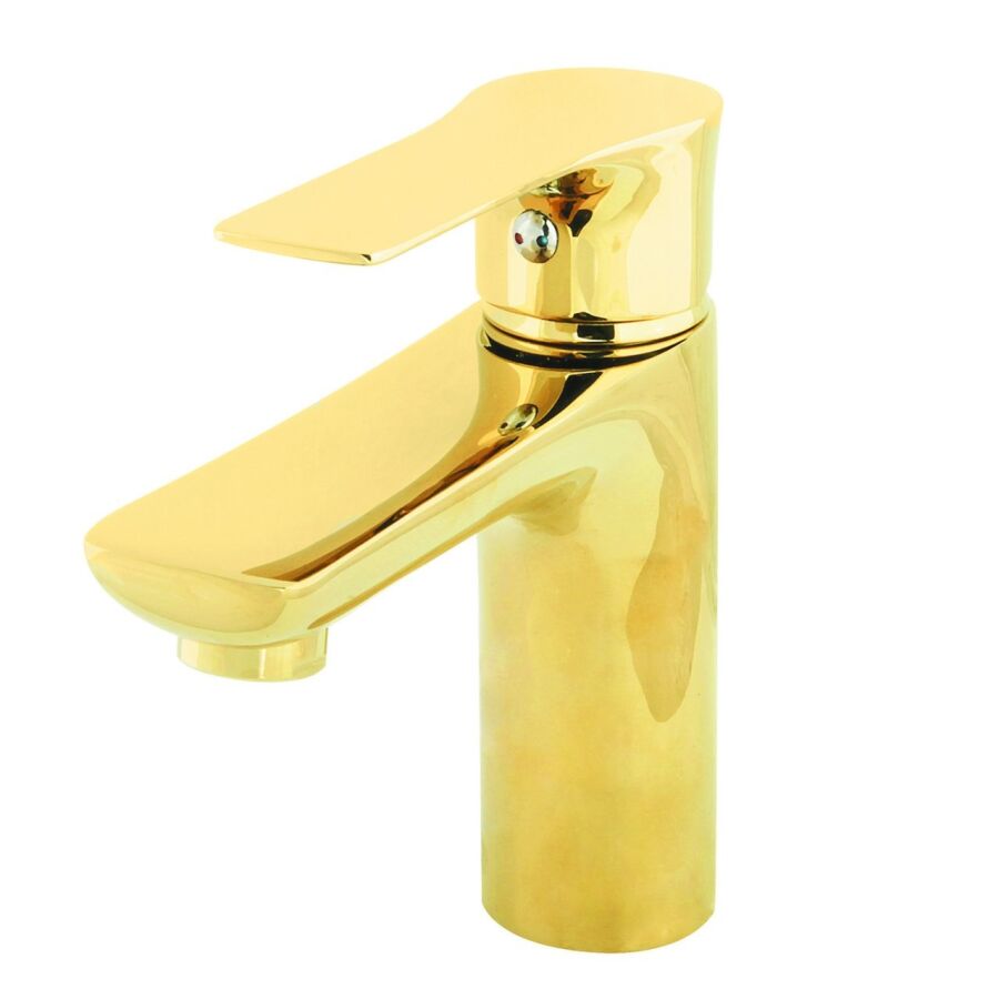 FLEKO Mob G102 Gold Lavabo Bataryası Altın