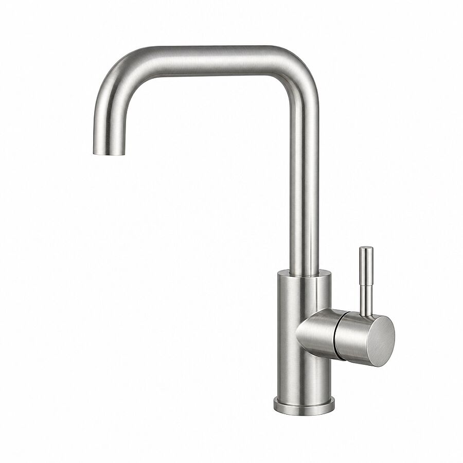 FLEKO KS1S01-1 Vera V2 İnox Kuğu Evye Bataryası