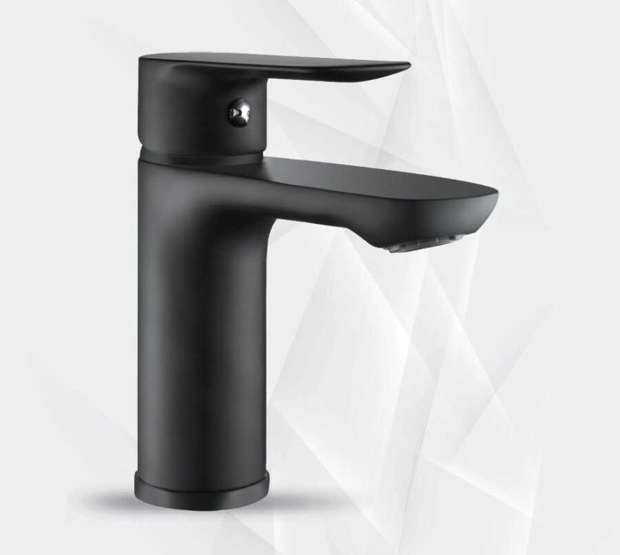 FLEKO MOB 102 Sabit Lavabo Bataryası Siyah