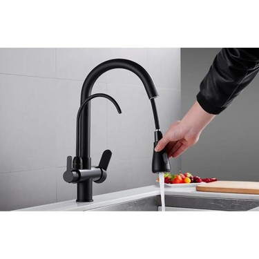 SP4-434 Fleko Dual Spiralli Evye Bataryası Arıtmalı Siyah