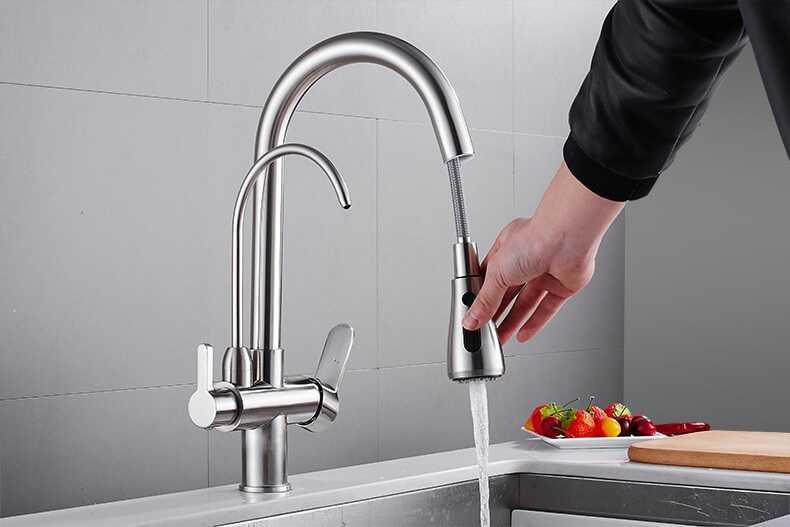 SP4-434.A Fleko Dual Spiralli Evye Bataryası Arıtmalı Krom