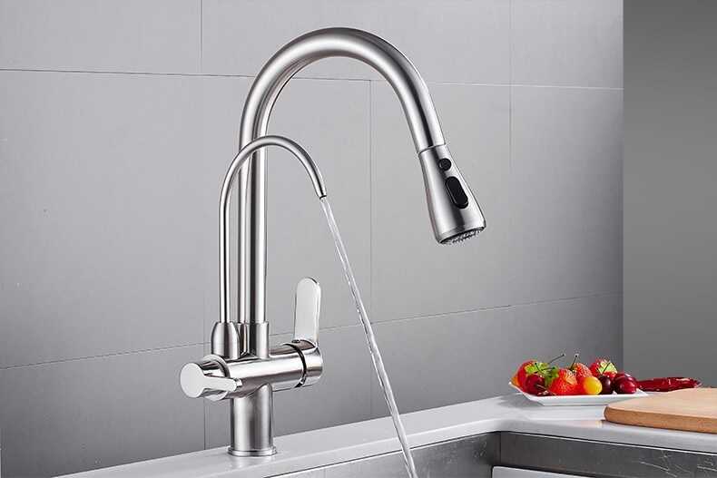 SP4-434.A Fleko Dual Spiralli Evye Bataryası Arıtmalı Krom