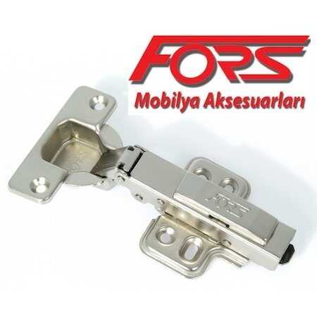 FORS Düz Hidrolik FRENLİ menteşe.KLİPSLİ