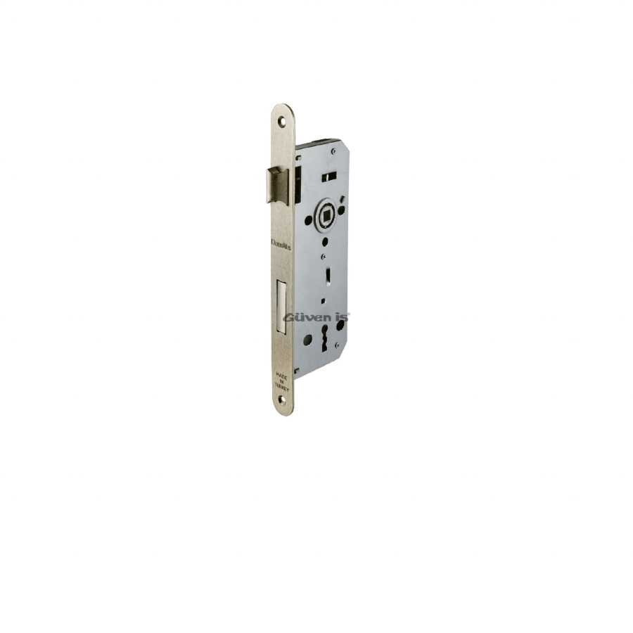 Güveniş-111 40*23 mm Oda Kapı Kilidi Nikel Oval