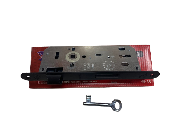 Güveniş-111 40*23 mm Rulmanlı Kilit Oda Siyah Oval