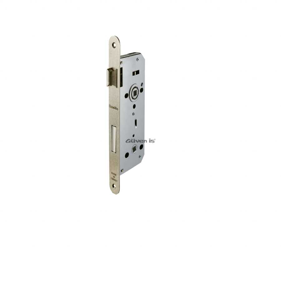 Güveniş-112 40*23 mm WC Kapı Kilidi Nikel Oval