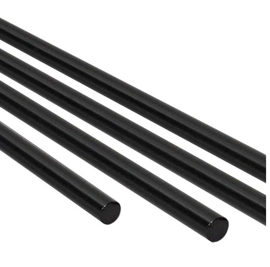 H-4130 120cm Siyah Askı Borusu Tapa Dahil