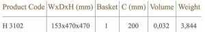 H.3102 Yandan 20'lik Şişelik Frenli 16 LIK DETERJA