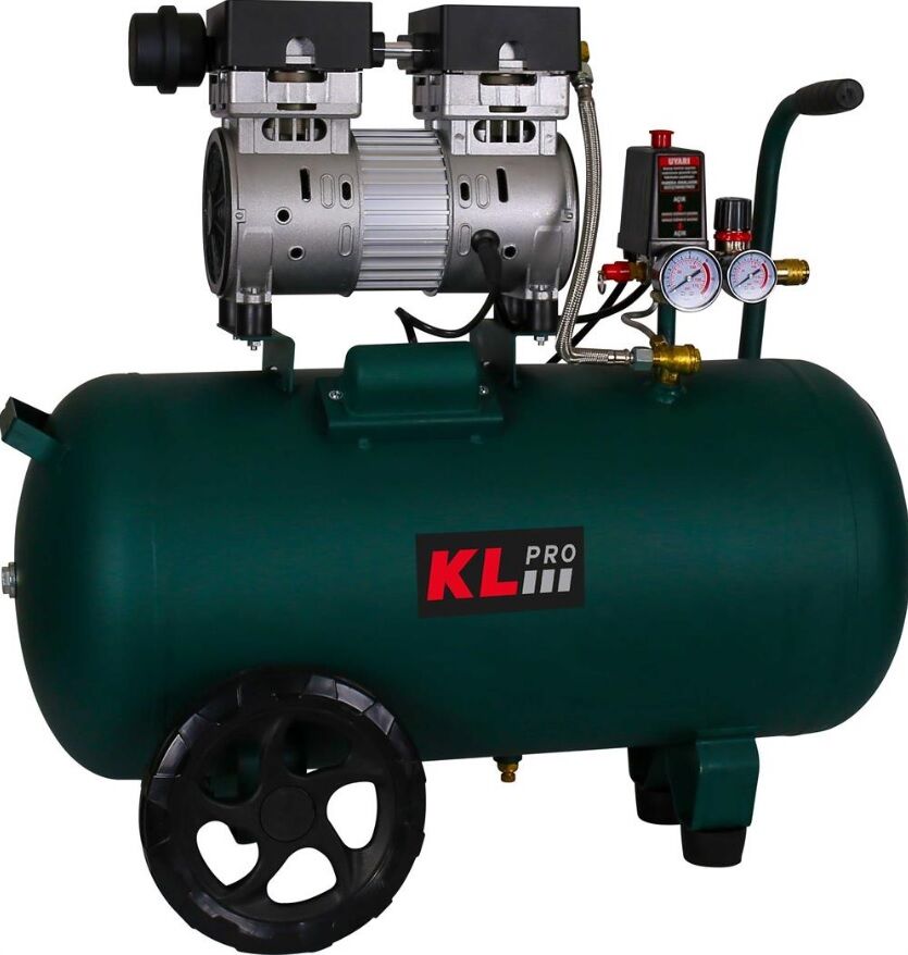KLPRO KLK50S 50 LT 1 HP YAĞSIZ SESSİZ HAVA KOMPRESÖRÜ