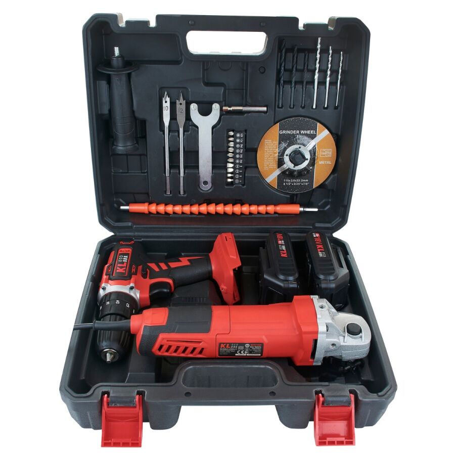 KLPRO KETM1875 750W 115MM AVUÇ TAŞLAMA +18V 10MM ŞARJLI MATKAP