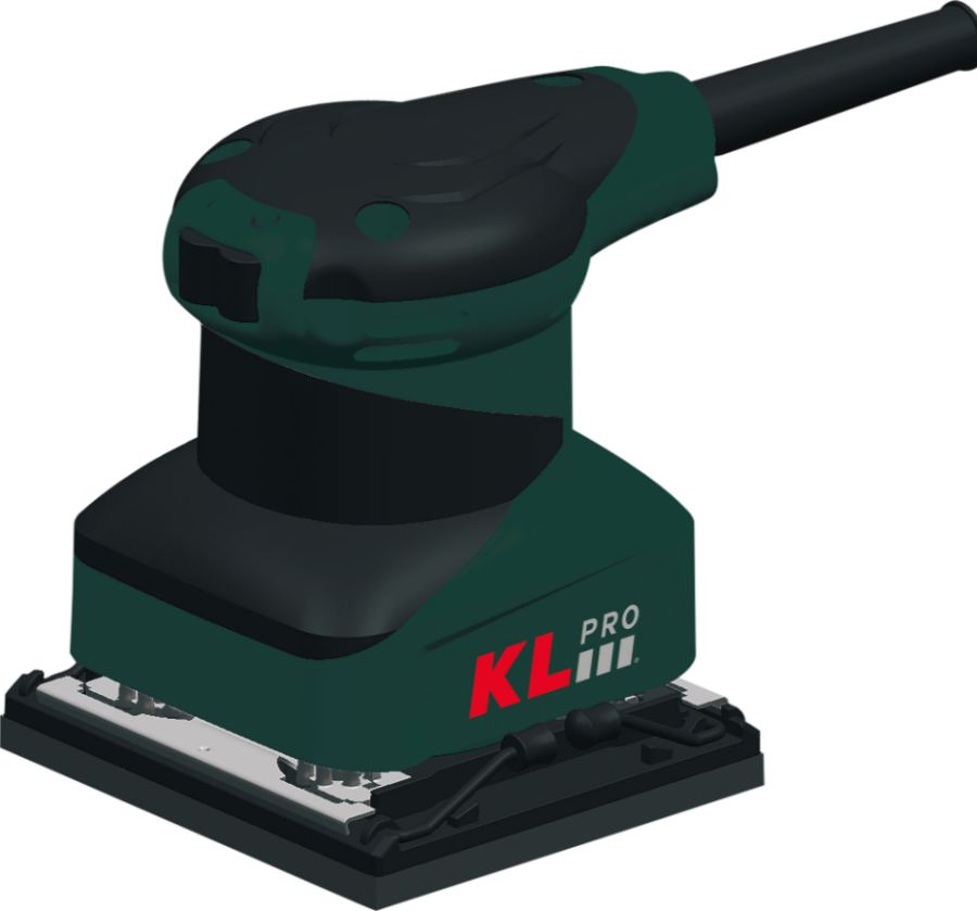 Klez43110 150Watt Profesyonel Titreşimli Zımpara 11x11cm Kare Taban