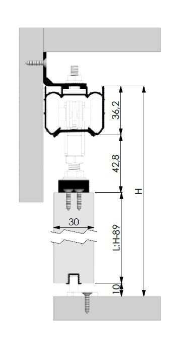 Star-L-2111-LC.99 Sürgü Kapı Mekanizması sks 99