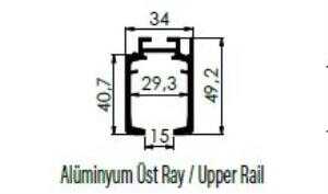 STAR L-3175-1 ALM. ÜST RAY 2 MT LC 120