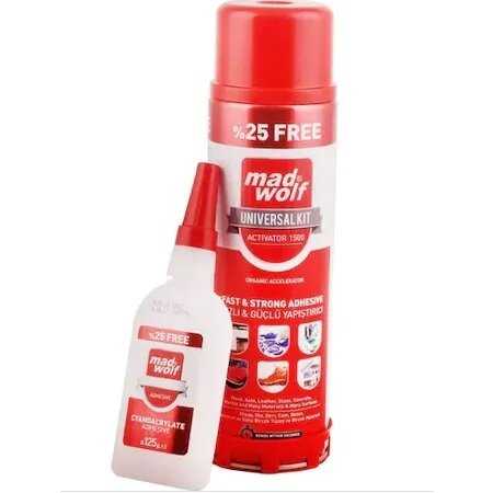 Mad Wolf Hızlı SPREY Yapıştırıcı 125gr. *BÜYÜK*