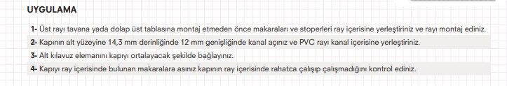 Mepa SKS 51 Alt Klavuz Elemanı 205 075
