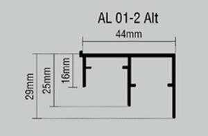 SGM-01 AL.01-2 Ağır Ayr.Alt Çift Kan.Ray 3m