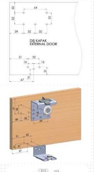 SGM-10-4 GM 10-4 Dış Kapak Mekanizması 201041