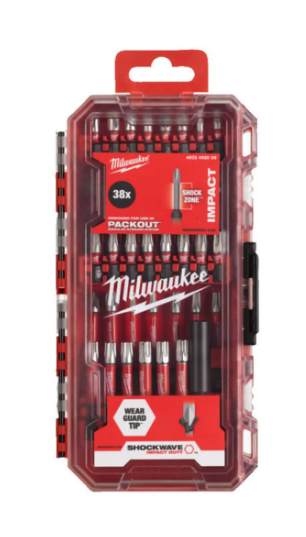 38 PARÇA SHOCKWAVE BİTS UÇ SETİ MİLWAUKE