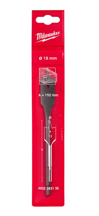 Ahşap Matkap Ucu Yaprak Seri 18x160mm Milwaukee