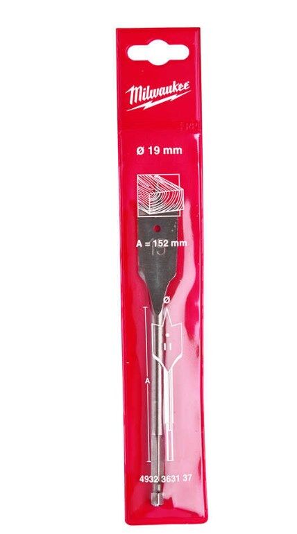 Ahşap Matkap Ucu Yaprak Seri 19x160mm Milwaukee