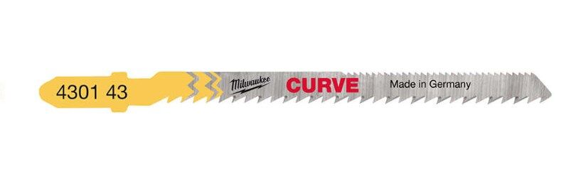 Dekobaj Bıçağı Special 75mm Ahşap Çift Diş Kavisli Milwaukee