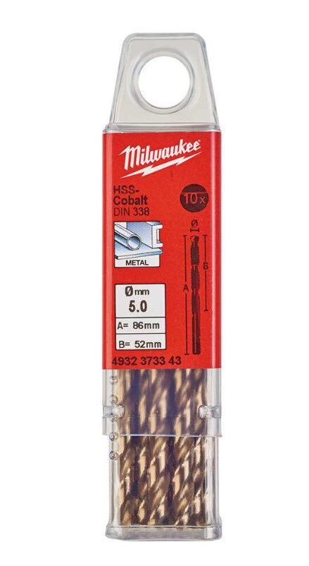 METAL MATKAP UCU HSS-G CO(ALTIN SERİ)5,0X 86mm Milwaukee