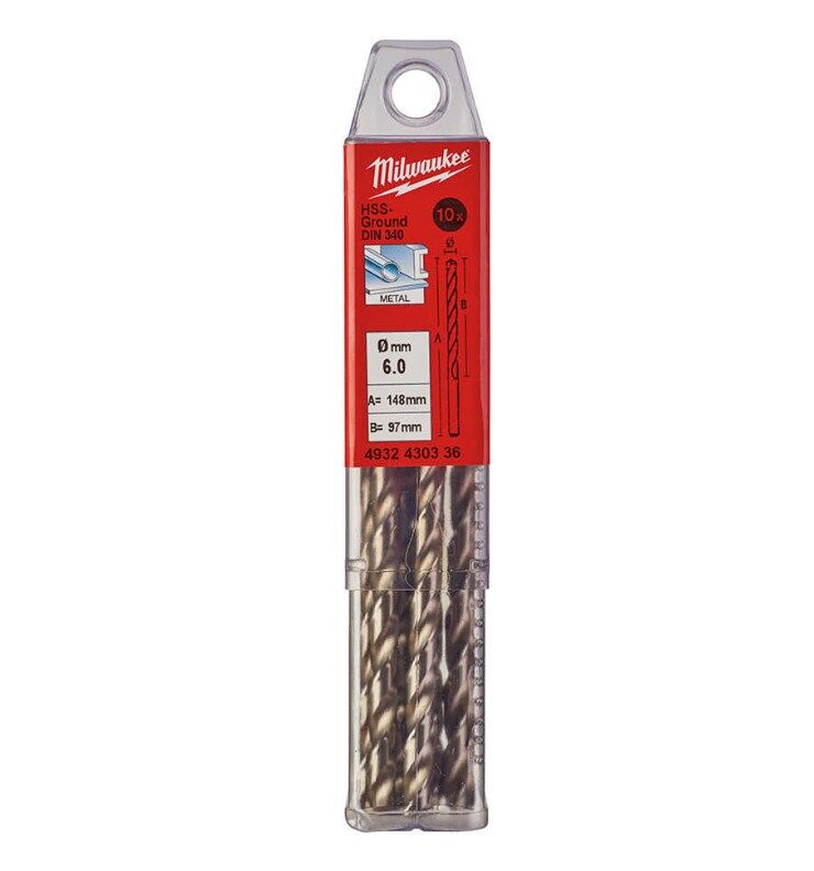 Metal Matkap Ucu Hss Uzun Seri 6,0x139mm 1 Li Paket Milwaukee