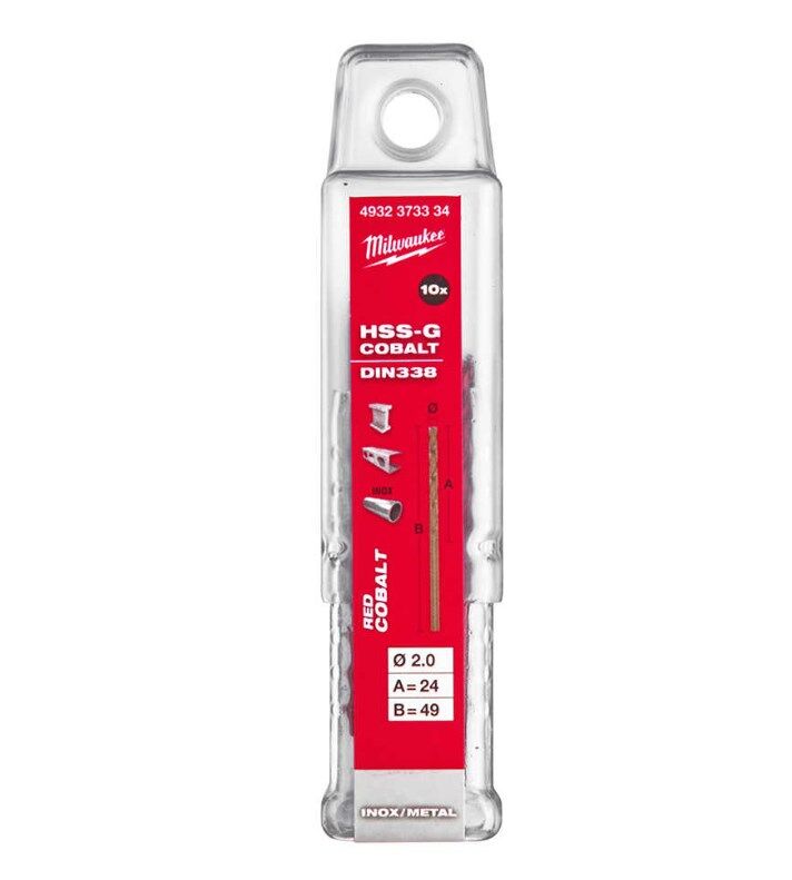 Milwaukee Metal Matkap Ucu HSS-G CO Altın Seri 2,0x49mm