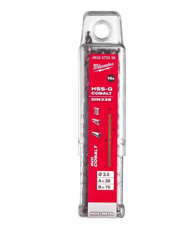Milwaukee Metal Matkap Ucu HSS-G CO Altın Seri 3,5x70mm