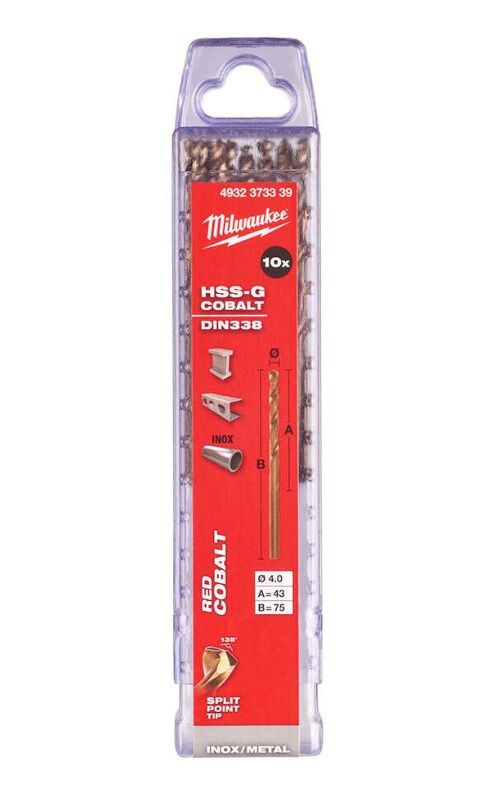 Milwaukee Metal Matkap Ucu HSS-G CO Altın Seri 4,0x75mm