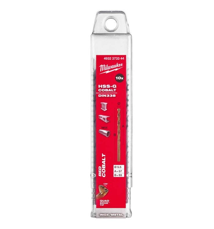 Milwaukee Metal Matkap Ucu HSS-G CO Altın Seri 5,5x93mm