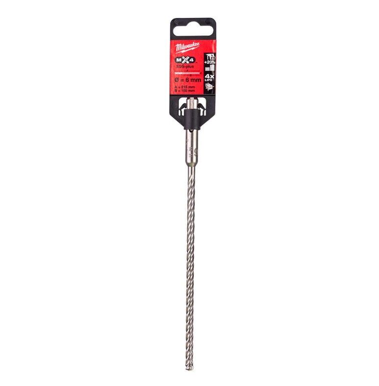 Milwaukee SDS-Plus Matkap Ucu MX4 Seri 4 Elmas 6x215