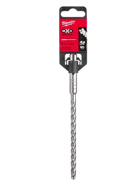 Milwaukee SDS-Plus Matkap Ucu MX4 Seri 4 Elmas 7x165