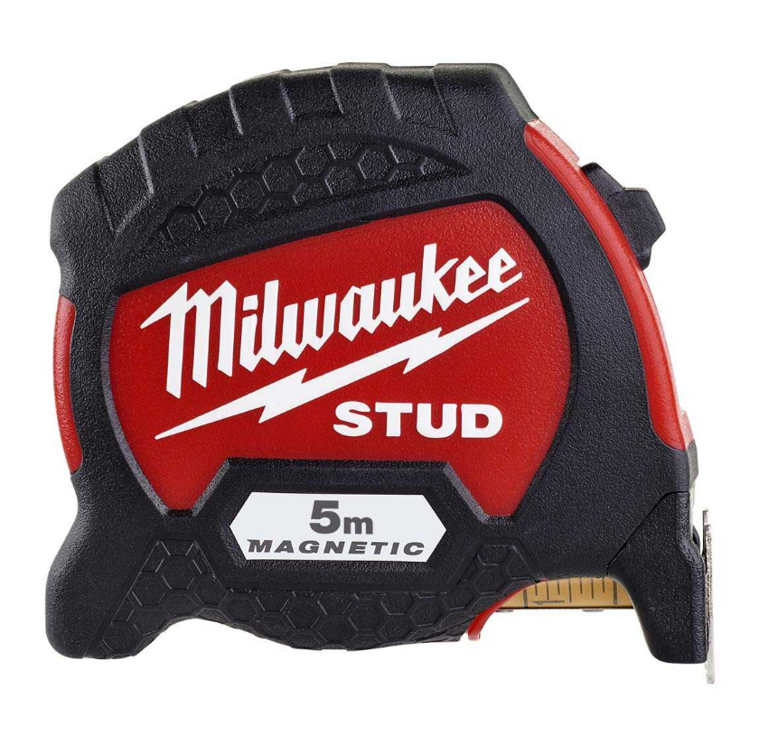 Milwaukee Şerit Metre STUD Manyetik Mıknatıslı Gen2 5 metre