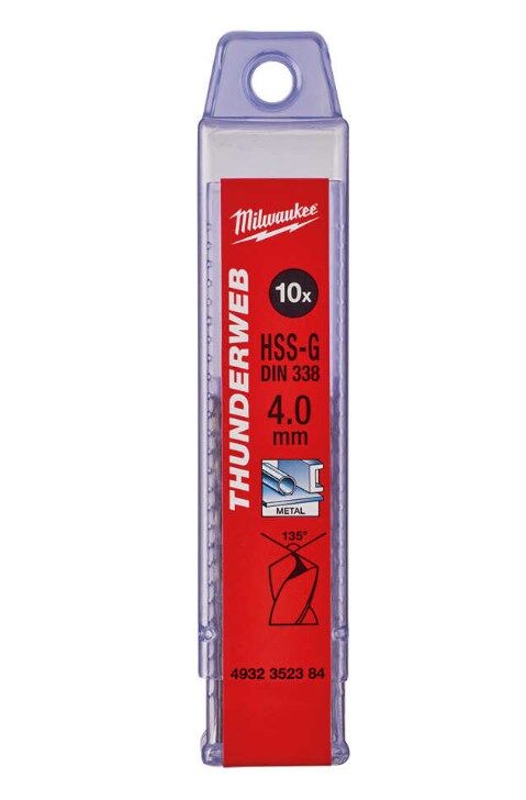 Metal Matkap Ucu Thunderweb Seri 4,0x75mm Milwaukee