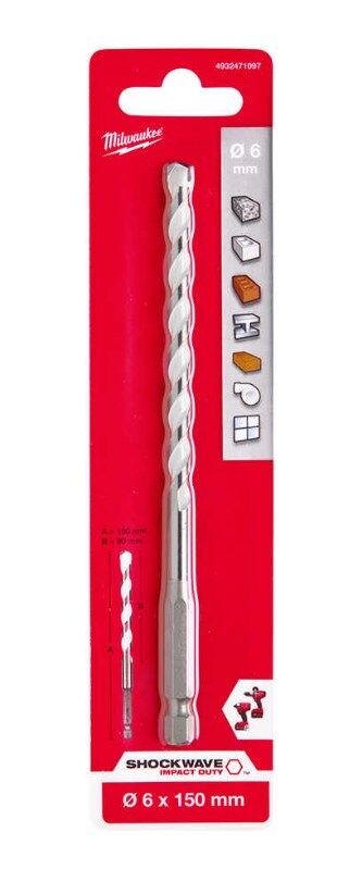MULTİ BETON MATKAP UCU HEX GİRİŞLİ 6x90mm Milwaukee