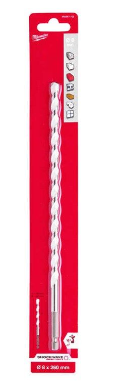 MULTİ BETON MATKAP UCU HEX GİRİŞLİ 8x200mm Milwaukee