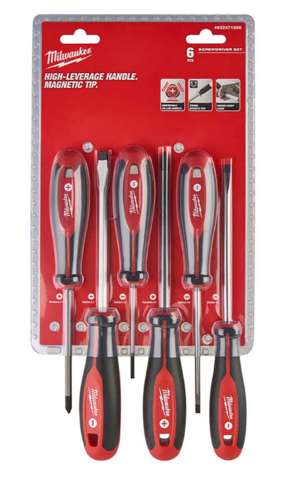 Milwaukee TRI-LOBE Tornavida (Set 1) 6 parça