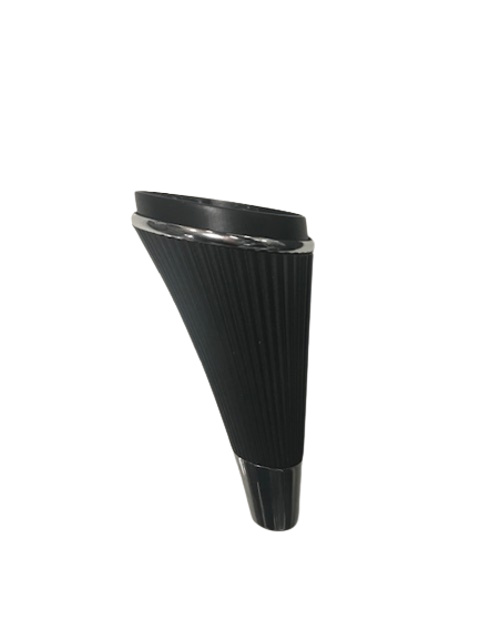 IRON 15 CM SİYAH-KROM KROM ŞERİTLİ PLASTİK BAZA AYAK
