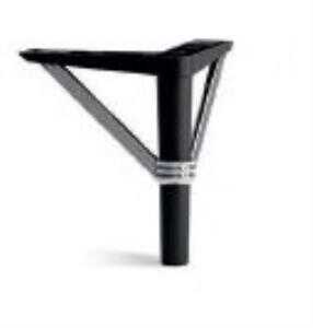 PARS 15 CM SİYAH-KROM PLASTİK BAZA AYAK