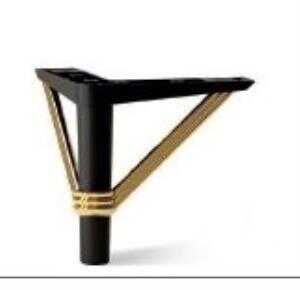 PARS 15 CM SİYAH-PİRİNÇ PLASTİK BAZA AYAK