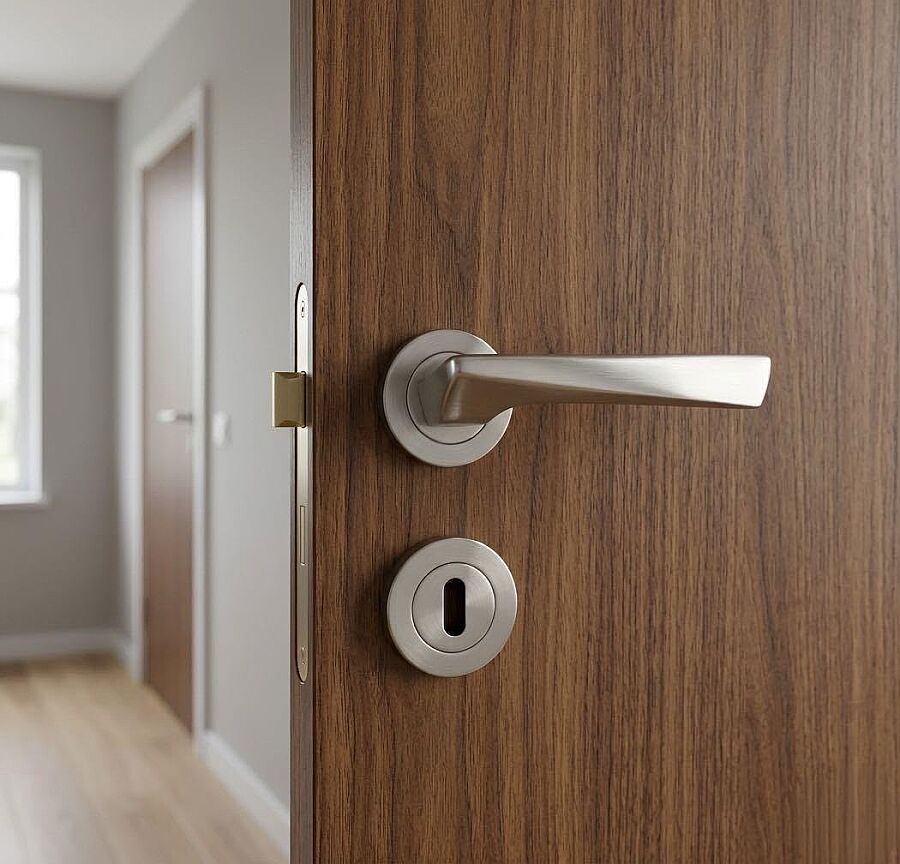 PİRAMİT DAİRE NİKEL SATEN ODA ROZETLİ