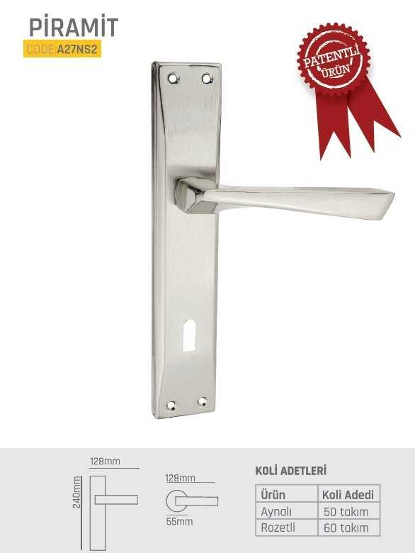 PİRAMİT NİKEL SATEN ODA