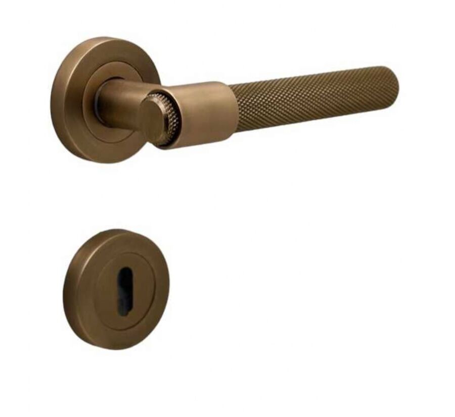 Zamak Punch Kol ANTİK SARI Yuv. Rozet Oda(Rock-O)
