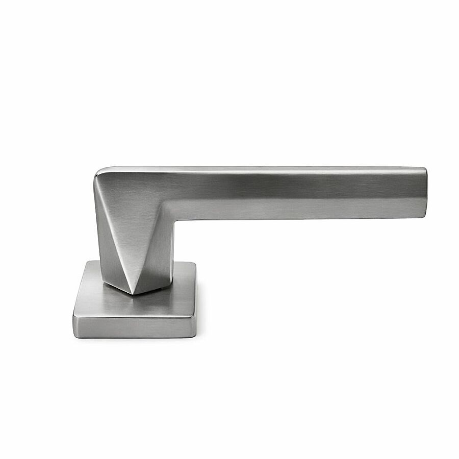 Zmk Kare Rozetli Prizma Kapı Kolu 06 İnox Erlux Wc(Artemis)