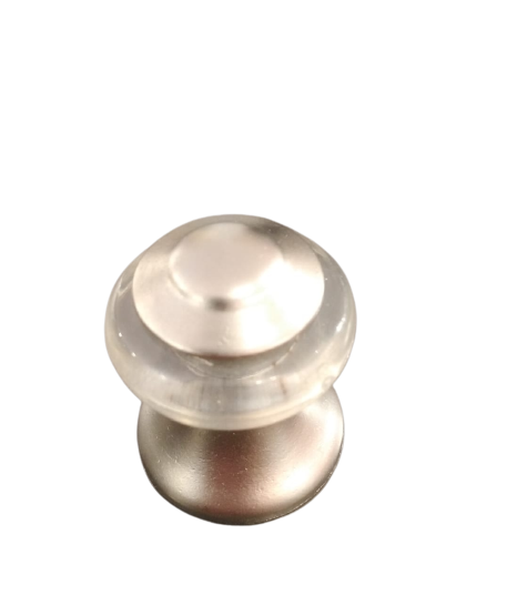 NOBEL 30706-Zamak KAPI Tampon Saten-KROM Big Stop