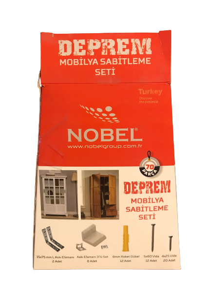 DEPREM MOBİLYA SABİTLEME SETİ 70 PARÇA